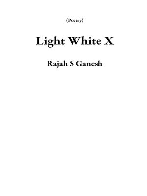 cover image of Light White X